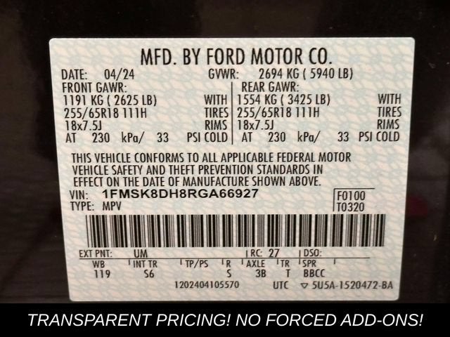 2024 Ford Explorer XLT