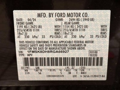 2024 Ford Explorer XLT