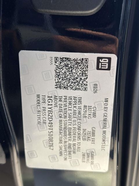 2026 Chevrolet Corvette Stingray 2LT