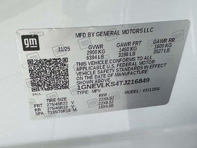 2026 Chevrolet Traverse RS