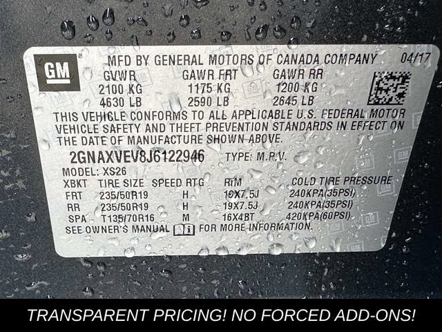 2018 Chevrolet Equinox Premier