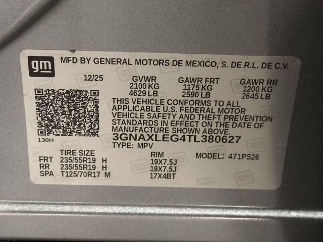 2026 Chevrolet Equinox RS