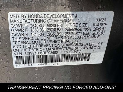 2024 Acura MDX w/A-Spec Package