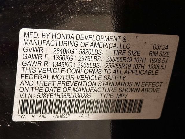 2024 Acura MDX 4DR SH-AWD