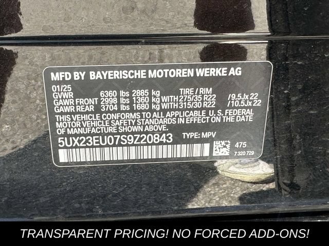 2025 BMW X5 xDrive40i