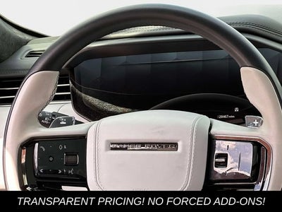 2024 Land Rover Range Rover Sport SV Edition One Obsidian Black